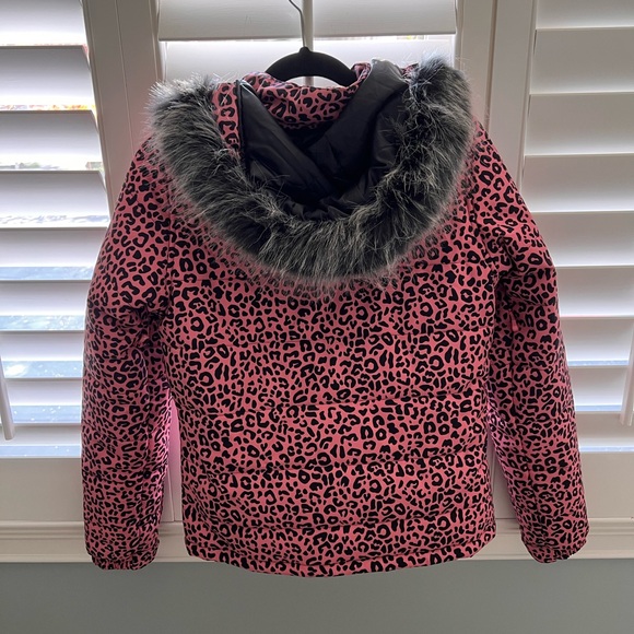 NWT Protest Pink Leopard Print Ski Jacket - Picture 2 of 3